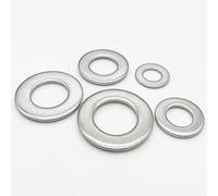Arandelas planas de acero inoxidable 304 GB97 A2 for tornillos M1.6 a M24 (2/5/10/50/100 unidades)(100pcs M1.6)