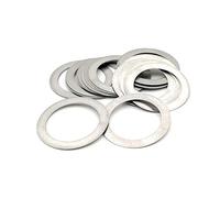 Arandelas planas de acero inoxidable, arandelas planas DIN988 de acero inoxidable 304 M2 a M8, paquete de 50(M5x7x0.3)