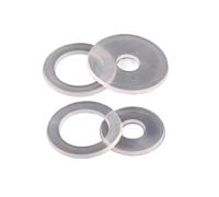 Arandelas planas de nailon M2-M22 Arandela plana de plástico Plástico duro redondo(M8x16x0.9(50pcs))