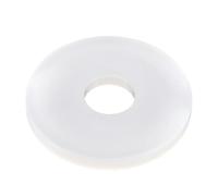 Arandelas planas de nailon M2-M24 negras o blancas, espaciadores de goma, arandelas de plástico aislantes, juntas duras de sellado impermeables for tornillos y pernos.(White,M4x20x1mm (150pcs))