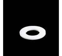 arandelas planas de PTFE, Espaciador de junta interior tipo PTFE O, arandela plana blanca de 3mm de espesor, DN15 a DN200(76x122x3mm)