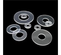 Arandelas Planas de PVC Arandela Plana M1.6-M12 Duro Suave 200 Piezas(Soft 100 pieces,M8x16x1mm)