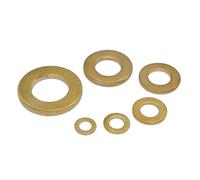 Arandelas planas de sellado de latón M10 M12 M14 M16 M18 M20, 1-5 piezas(M12x24x1.5-2pcs)