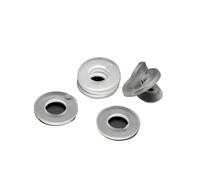 Arandelas planas Espaciador de junta lisa plástico M1.2-M12 blando y duro 50-200 piezas(Soft,M4*10 * 0.5 * 100Pcs)