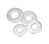 Arandelas planas, M3/M4/M5/M6/M8/M10-M24 Arandela plana grande Junta de metal acero inoxidable 304 mesón y duraderas(M3)