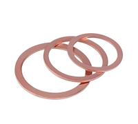 Arandelas Planas Solid Pure Copper Oil Sealing Washers Flat Gaskets M3 M5 M6 M8 M10 M12 M14 M16 M18 M20 M22 M24 M27 M30(M3x5x1 (50pcs))
