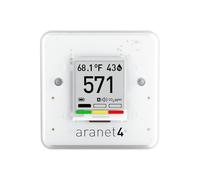 Aranet4 Home: sensor de calidad de aire interior inalámbrico para el hogar, la oficina o la escuela [CO2, temperatura, humedad y más] portátil