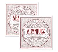 Aranjuez Cuerdas - Cuerdas para guitarra española - Cuerdas para guitarra clásica de nailon - Cuerdas para guitarra - The Spanish Sound (paquete de 2, Classic Silver 300)