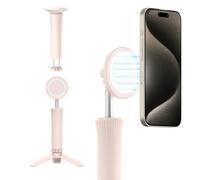 araree Magfie Pod Lite - Trípode magnético para teléfono, compatible con MagSafe con rotación de 360° para teléfonos inteligentes iPhone y Galaxy (rosa)