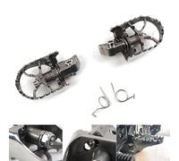 Arashi - Reposapiés delantero, pedal compatible con BMW R1200GS 2005-2012 GSA, F650GS 2000-2007, compatible con DAKAR, F650GS TWIN 2008-2012, F700GS 2012-2017, F800GS 200GS 2012-2017, F800GS 200GS