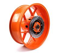 Arashi - Rin de rueda trasera y rotor de disco de freno para Honda CBR1000RR 2008-2016, accesorios de repuesto para motocicleta, color naranja