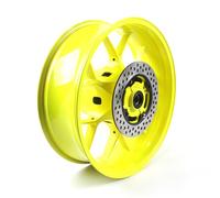 Arashi - Rin de rueda trasera y rotor de disco de freno para Honda CBR1000RR 2008-2016, accesorios de repuesto para motocicleta, color amarillo neón