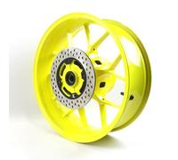 Arashi - Rin de rueda trasera y rotor de disco de freno para Honda CBR600RR 2007-2017, accesorios de repuesto para motocicleta, color amarillo neón