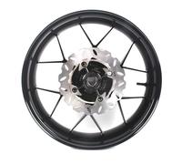 Arashi - Rin de rueda trasera y rotor de disco de freno para Honda CBR600RR 2007-2017, accesorios de repuesto para motocicleta, color negro brillante