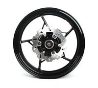 Arashi - Rin de rueda trasera y rotor de disco de freno para Kawasaki Ninja 400 EX400 Z400 2018-2024 ABS incluido, Ninja 500 Z500 2024-2005 ABS incluidos, accesorios de motocicleta negro brillante