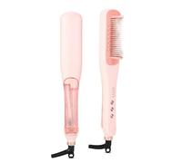 AraStyleon Cepillo de Plancha para el Pelo de Vapor - 4 Niveles de Temperatura, Calentamiento Rápido 30s, Placas de Cerámica, Diseño Seguro, Steam Hair Straightener para Todo el Cabello (Rosa)