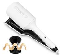 AraSyleon Rizador de Pelo para Ondas de Playa, Cerámica con Iones, 3 Tubos, Temperatura Ajustable (160-200°C), 32mm, 138W, Rápido y Seguro, para Principiantes