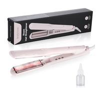 AraSyloen Alisador de Vapor Infrarrojo - Planchas Anchas de Cerámica 90mm - Alisado Duradero Anti-Frizz y Antihumedad, para Cabello Rizado/Largo (140-220°C, Apagado Auto)