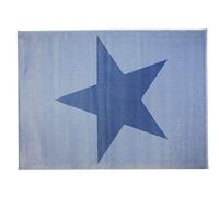 Aratextil Estela Alfombra Infantil, Acrílico, Celeste, 120x160 cm