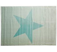 Aratextil Estela Alfombra Infantil, Acrílico, Turquesa, 140x200 cm
