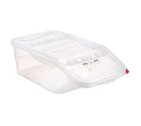 Araven 949740 - Contenedor portalimentos con Tapa, sintético, 23 l, Color Blanco