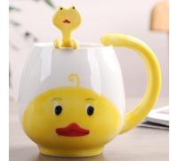 Arawat Taza Pato Tazas 3d Animales Con Pato 350 Ml Taza Pato Con Cuchara Pato Regalo Taza Café Té Regalos Taza Pato Regalo De Cumpleaños Para Novia Novio Niños Mujeres Hombres