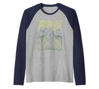 Arawn Rey de las Tierras Muertas Dios de la Muerte Celta Camiseta Manga Raglan