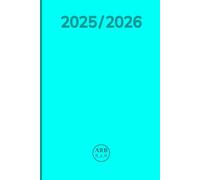 ARB 0_x_0 - Planner 2025/2026 - Diario Settimanale & Mensile: Battute, Puzzle, Sudoku e Habit Tracker | Azzurro | Copertina morbida