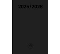 ARB 0_x_0 - Planner 2025/2026 - Diario Settimanale & Mensile: Battute, Puzzle, Sudoku e Habit Tracker | Nero | Copertina morbida