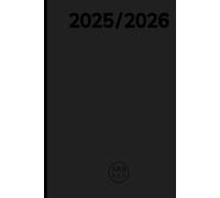 ARB 0_x_0 - Planner 2025/2026 - Diario Settimanale & Mensile: Battute, Puzzle, Sudoku e Habit Tracker | Nero | Copertina rigida