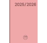 ARB 0_x_0 - Planner 2025/2026 - Diario Settimanale & Mensile: Battute, Puzzle, Sudoku e Habit Tracker | portatile | Rosa