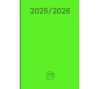 ARB 0_x_0 - Planner 2025/2026 - Diario Settimanale & Mensile: Battute, Puzzle, Sudoku e Habit Tracker | Verde | Copertina Morbida