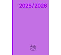 ARB 0_x_0 - Planner 2025/2026 - Diario Settimanale & Mensile: Battute, Puzzle, Sudoku e Habit Tracker | Viola | Copertina rigida