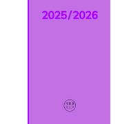 ARB 0_x_0 - Planner 2025/2026 - Diario Settimanale & Mensile: Battute, Puzzle, Sudoku e Habit Tracker | Viola | Copertina morbida