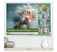 Arbeiten bis der Rollator funkt! (hochwertiger Premium Wandkalender 2026 DIN A2 quer), Kunstdruck in Hochglanz: Der satirische Jahresbegleiter für ... die noch malochen, schuften und ackern.