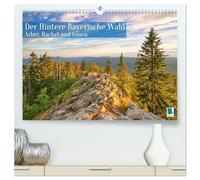 Arber, Rachel und Lusen: Der Hintere Bayerische Wald (hochwertiger Premium Wandkalender 2026 DIN A2 quer), Kunstdruck in Hochglanz: Die höchsten Berge ... kristallklare Seen und weite Bergpanoramen