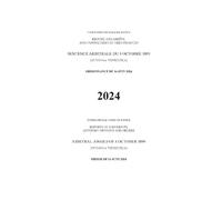 Arbitral Award of 3 October 1899 (Guyana V. Venezuela): Order of 14 June 2024 (Reports of Judgments, Advisory Opinions and Orders/Recueil Des Arrêts, Avis Consultatifs Et Ordonnances)