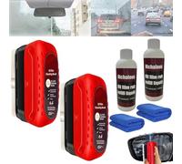 Arbitrbilogy Glass Cool Windshield Cleaner, Automotive Oil Film Cleaning Brush, Glass Cleaning Board For Car, Easily Restore Glass Clarity (2PCS)