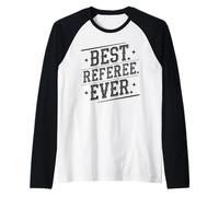 Árbitro de baloncesto Deportes Juego de baloncesto Oficial Camiseta Manga Raglan