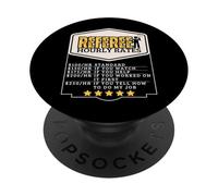 Árbitro Tarifas por Hora Árbitro Divertido PopSockets PopGrip Adhesivo