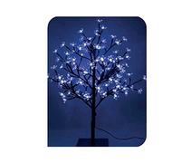 Árbol 3D con Tronco Recto de 60 cm, 120 Leds Azules, IP44, Ideal para Decoraciones navideñas y Eventos Festivos.