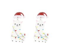 Árbol Alpacas Cactus Dinosaurio Cuelga Pendientes Navidad Dibujos Animados Acrílico Colgante Fiesta Joyería Gota Dibujos Animados Cuelga Pendientes Calabaza Cráneo Flor Espíritu