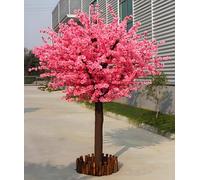 Árbol artificial de flor de melocotón, elegante árbol de deseos para una impresionante decoración de boda en interiores y exteriores, vid de melocotón de imitación