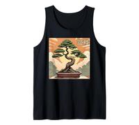 Árbol bonsái Arte japonés y amante de las plantas de vacaciones en Japón Camiseta sin Mangas