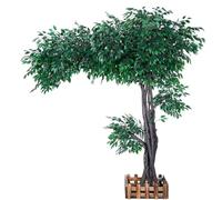 Árbol bonsái artificial, planta falsa realista para decoración de interiores y exteriores, ideal para el hogar, jardín, hotel y exhibiciones de boda