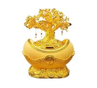 Árbol Bonsái de Cristal Árbol de la Fortuna Citrino, adorno cristal lingote dorado, manualidades for inauguración casa Decoración de mesa