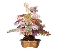 Árbol Bonsái de Cristal Árbol de la fortuna cristal colorido, piezas for el hogar, for entrada del enfriador vino sala estar Decoración de mesa