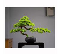 Árbol bonsái de pino artificial para decoración del hogar, planta sintética, aspecto realista, perfecto para decoración de interiores o exteriores