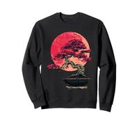 Árbol bonsái japonés Naturaleza Retro Sol Estilo Zen Sudadera