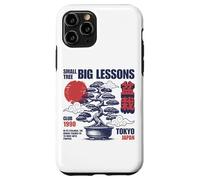Árbol bonsái japonés Vintage con Sol Rojo Tokio Japón Zen Carcasa para iPhone 11 Pro